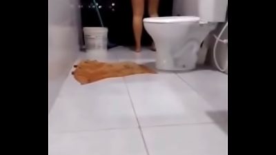 A woman comes in from the street adorned in cum and I, being such a tame cuckold, spunk without fondling her