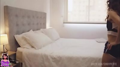 After this massage, all of the women stretch their legs.