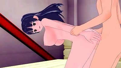 Anna Yamada harsh invasion at classroom - The dangers in my Heart anime